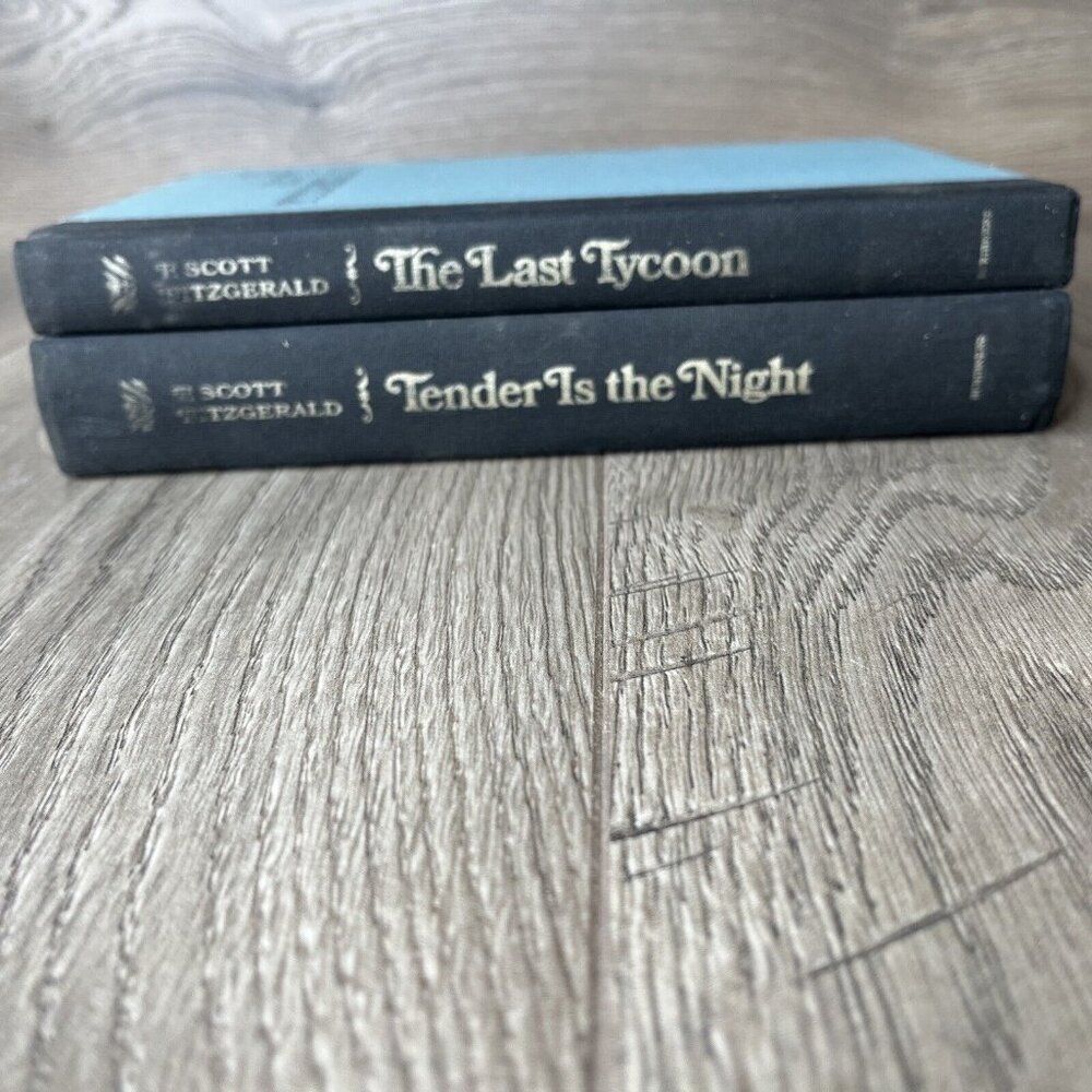 F. Scott Fitzgerald Lot of 2 Tender is the Night & This Last Tycoon Hard Cover